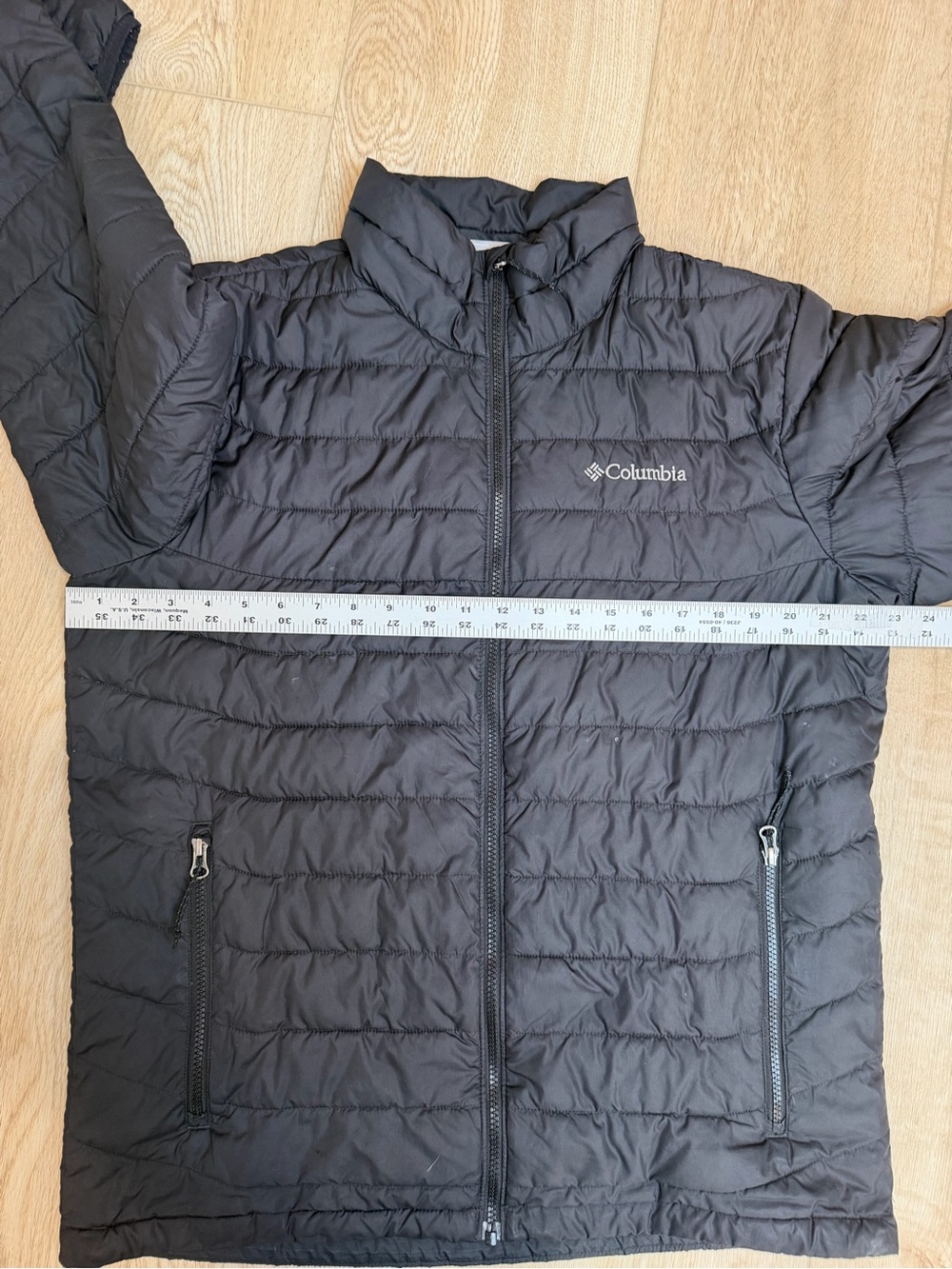 Columbia Mens Thermal Coil Puffer Jacket Black Medium Lightweight - Picture 4 of 12